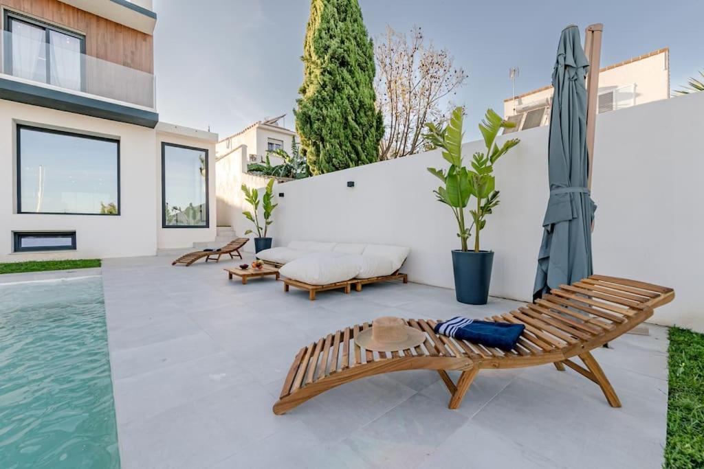 Villa Con Piscina Privada Gelves Eksteriør bilde